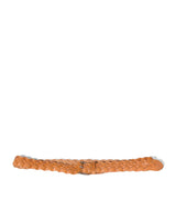 Harrods Miu Miu Calfskin Woven Belt 3.5cm- Buy online at McGrocer