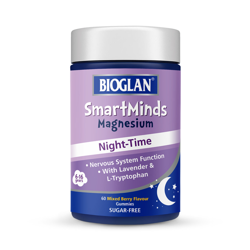 Bioglan SmartMinds Magnesium Night-Time gummies 60 count - British product