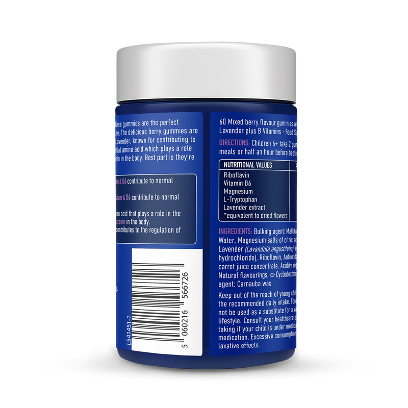 Bioglan SmartMinds Magnesium Night-Time gummies 60 count - British product