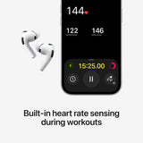 Apple AirPods Pro 3 earbuds with MagSafe case, imported from the UK