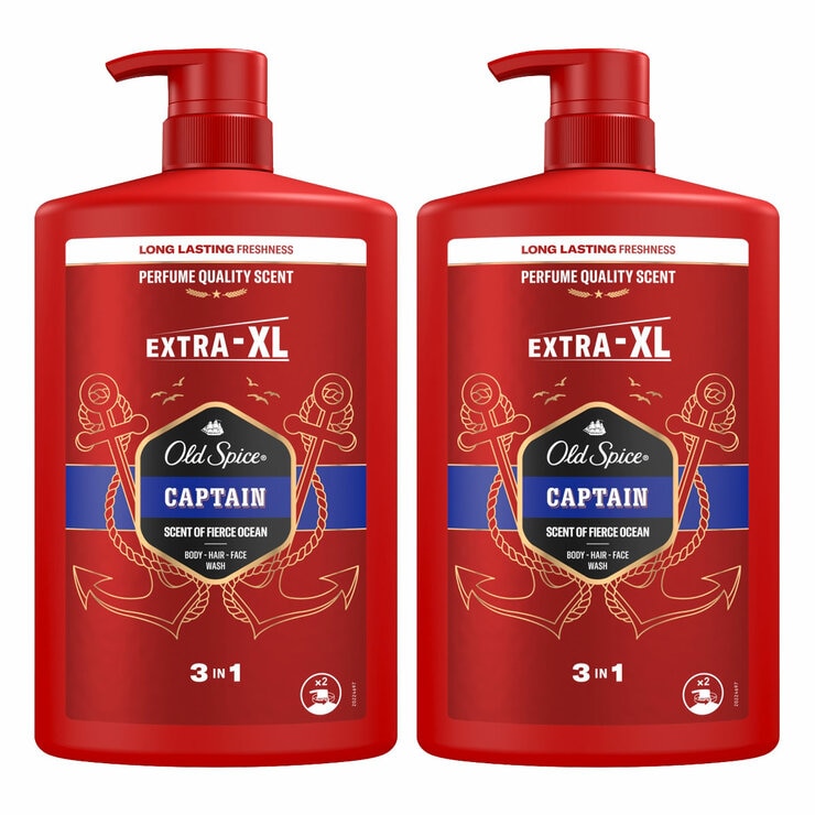 Old Spice Captain 3-in-1 shower gel, UK version