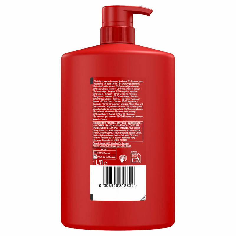 Old Spice Captain 3-in-1 shower gel, UK version
