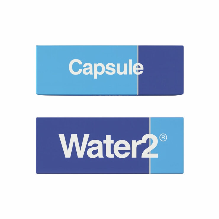 Water2 Pod 2.0 starter kit with two filters, UK version