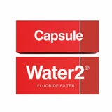 Water2 fluoride filter kit with two capsules, 30cm (British brand)