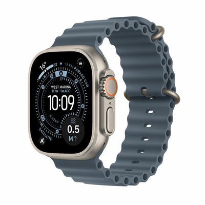 Costco UK Apple Watch Ultra 3 GPS + Cellular 49mm Titanium Case with Ocean Band Smartwatch- Buy online at McGrocer