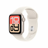 Apple Watch SE 3 40mm Starlight aluminium case sport band, UK version