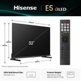 Hisense 32 inch QLED Smart TV UK version