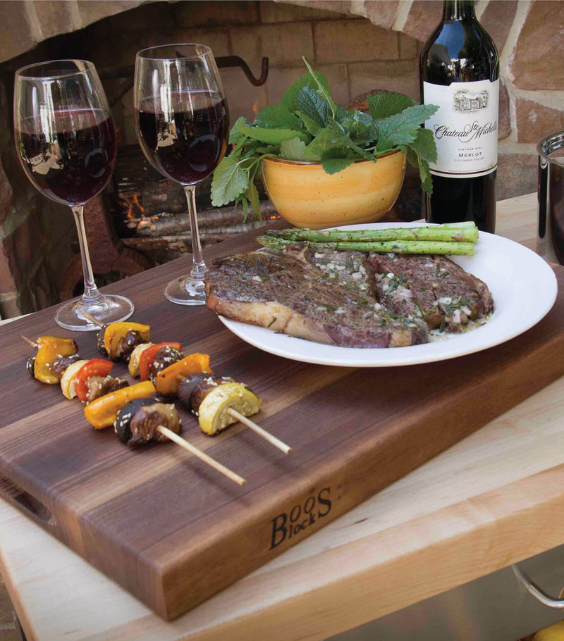 Boos Blocks black walnut chopping board - British product
