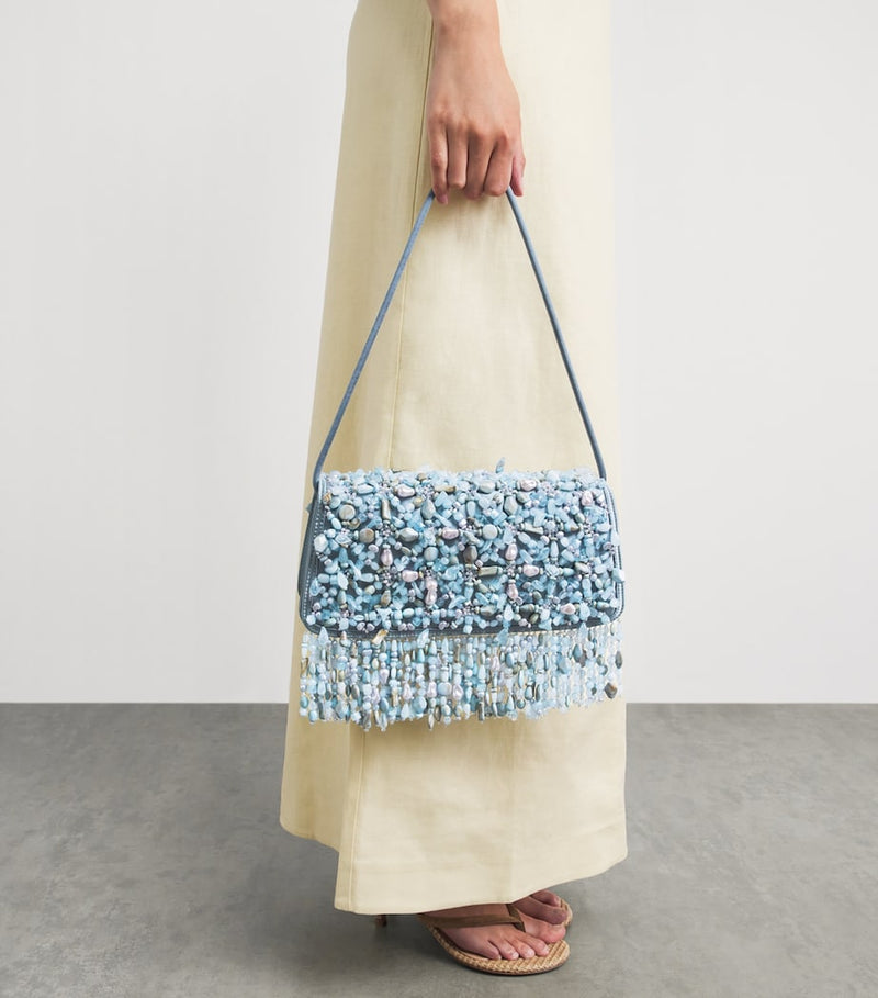 Cult Gaia embellished Idalia shoulder bag, UK version