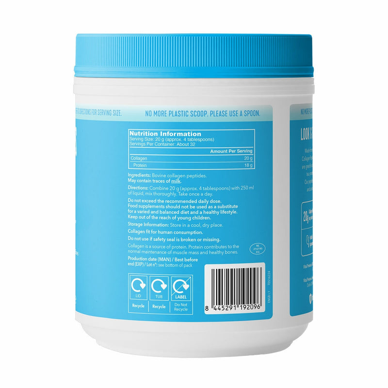 Vital Proteins Collagen Peptides unflavoured 650g, imported from the UK