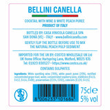 Canella Bellini Peach cocktail 75cl - British product