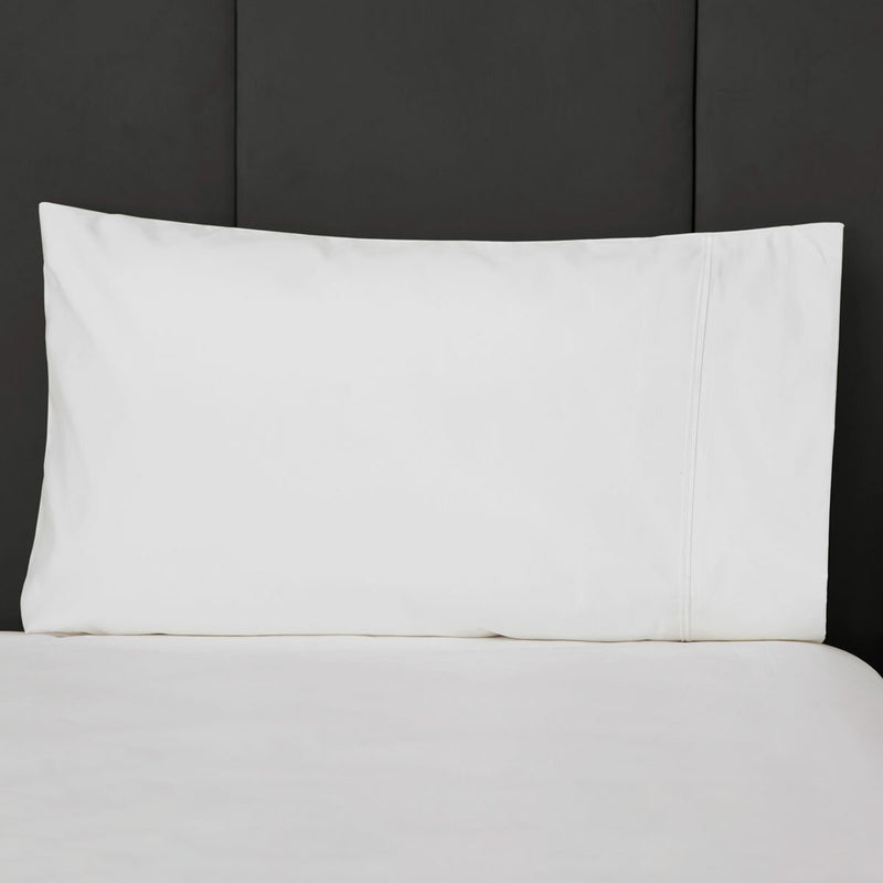 Belledorm pillowcase pair white 50x75cm, imported from the UK