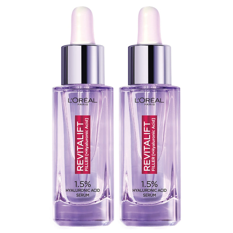 L'Oreal Revitalift Filler anti-aging serum 2 x 30ml - British product