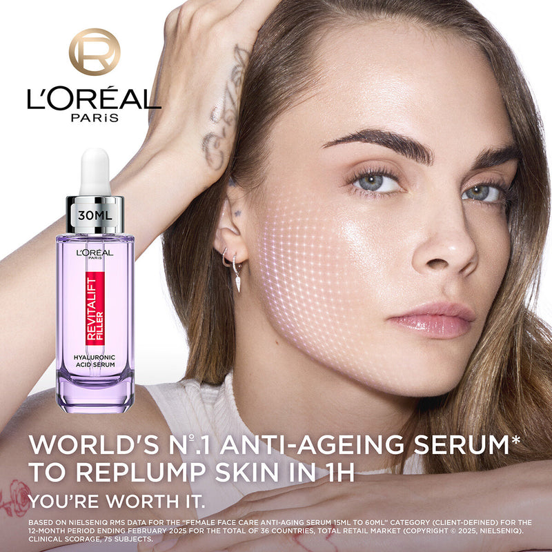 L'Oreal Revitalift Filler anti-aging serum 2 x 30ml - British product