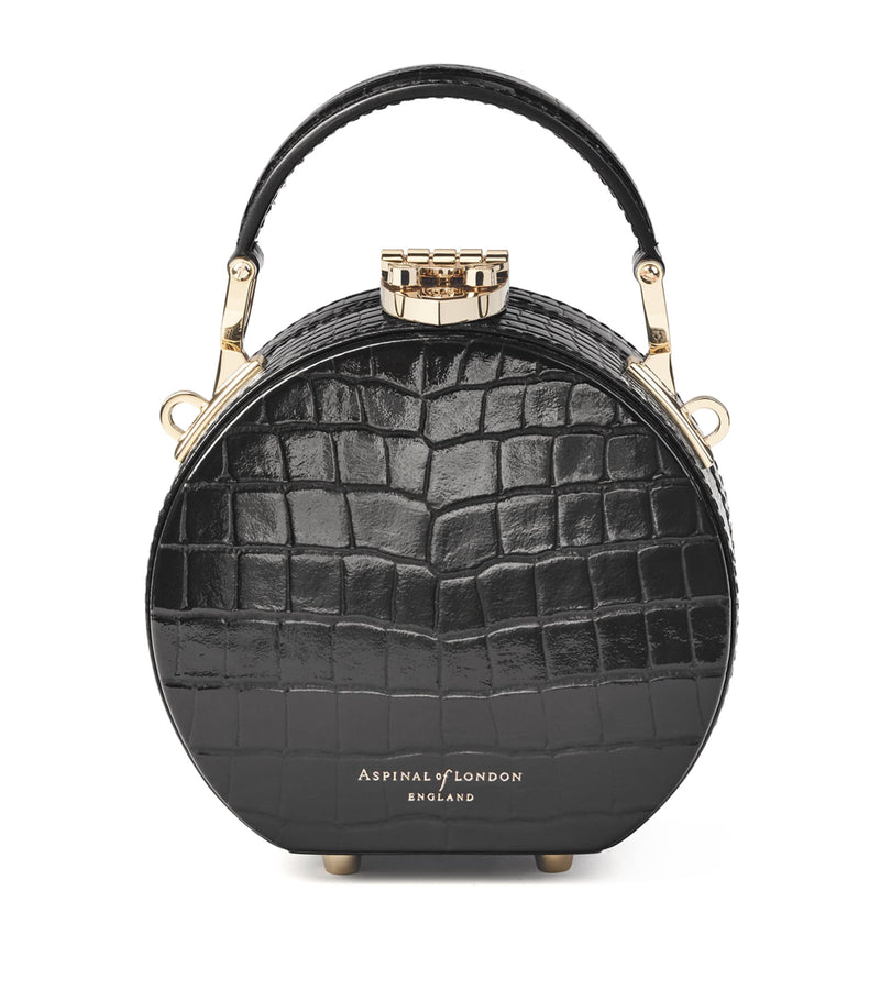 Aspinal of London micro hat box bag, UK version