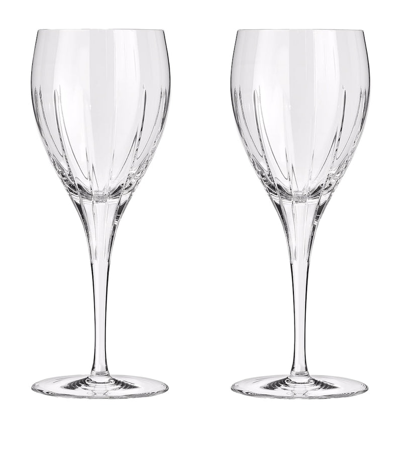 Christofle white wine glasses set of 2 170ml - British product