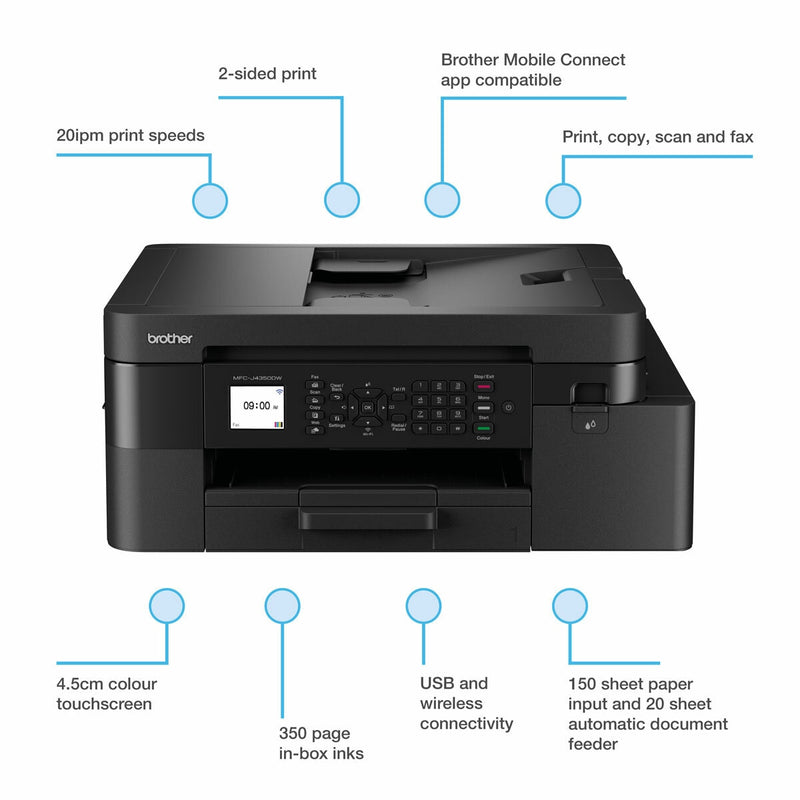 Brother MFC-J4350DW all-in-one inkjet printer - British product