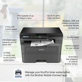 Brother 3-in-1 mono laser printer DCP-L2627DWE, UK version