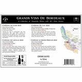 Bordeaux wine gift pack 4 x 75cl - British product
