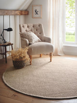 Next Origin Rugs Light Beige Hand Woven Sisal Circle Rug- Buy online at McGrocer