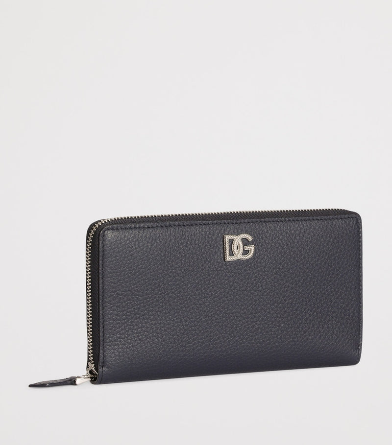 Dolce&Gabbana leather zip-around wallet calfskin - British product