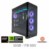 CyberPowerPC AMD Ryzen 7 RTX 5070 gaming desktop PC, imported from the UK