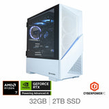 Costco UK CyberPowerPC AMD Ryzen 7 9800X3D Gaming Desktop PC with 32GB RAM, 2TB SSD and NVIDIA GeForce RTX 5080- Buy online at McGrocer