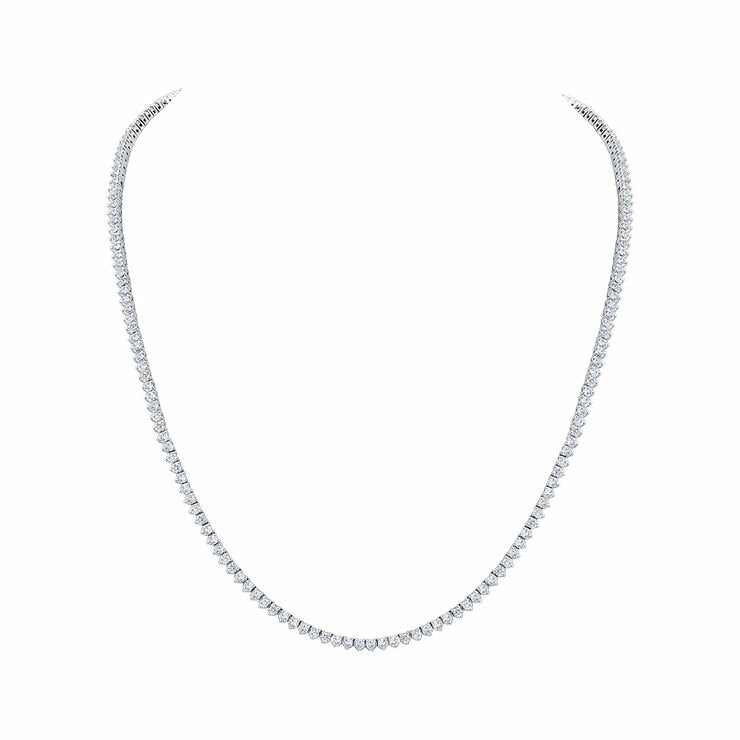 Costco 10ct diamond tennis necklace white gold, imported from the UK