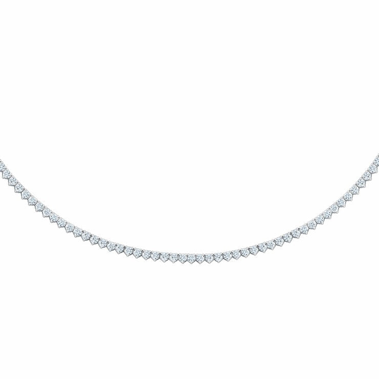Costco 10ct diamond tennis necklace white gold, imported from the UK
