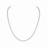 Costco 10ct diamond tennis necklace white gold, imported from the UK