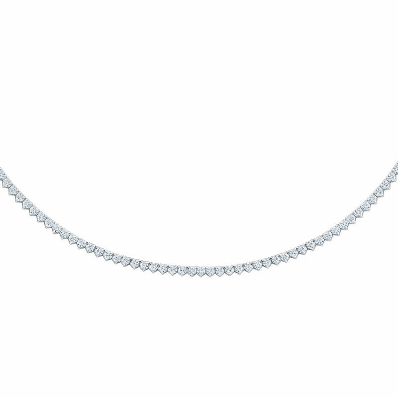 Costco 10ct diamond tennis necklace white gold, imported from the UK