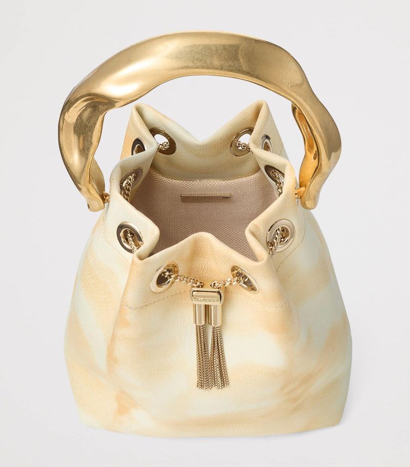 Jimmy Choo Bon Bon lambskin top-handle bag - British product