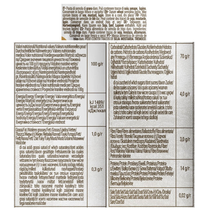 La Molisana spaghetti 6x500g, imported from the UK