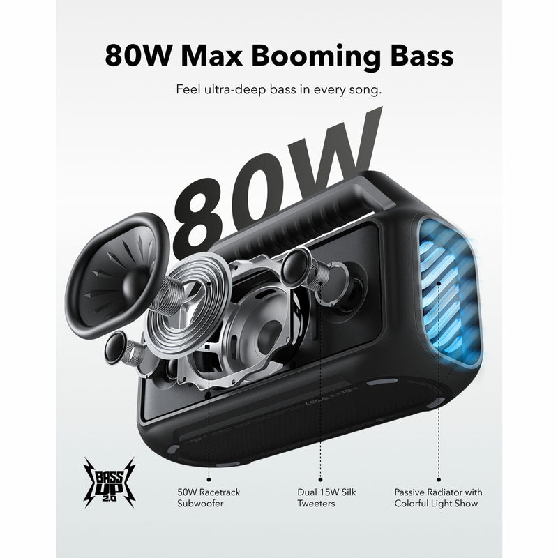 Soundcore Boom V2 portable speaker - British product