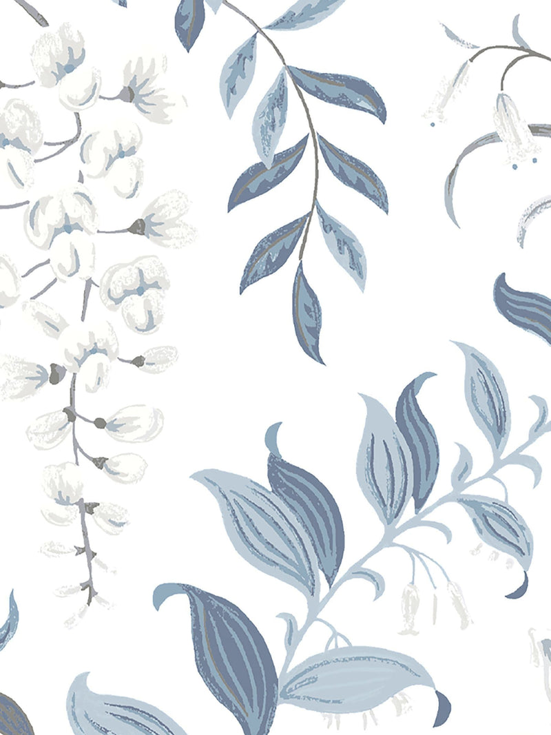 Laura Ashley Blue Parterre roller blind (British brand)