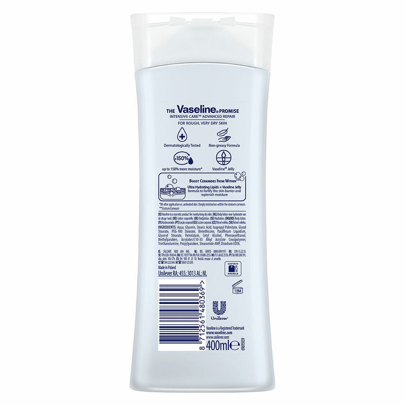 Vaseline Advanced Repair body lotion 6 x 400ml - British product