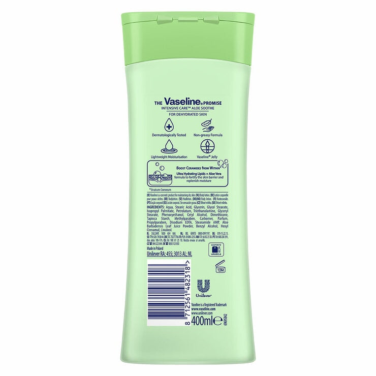 Vaseline Body Lotion Aloe Soothe 6x400ml - British product