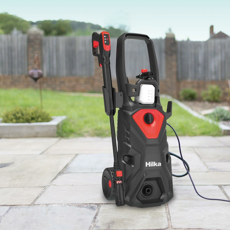 Hilka 2,000W pressure washer with patio cleaner - British product