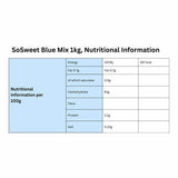 SoSweet Blue Sweet Mix sweets 1kg, imported from the UK
