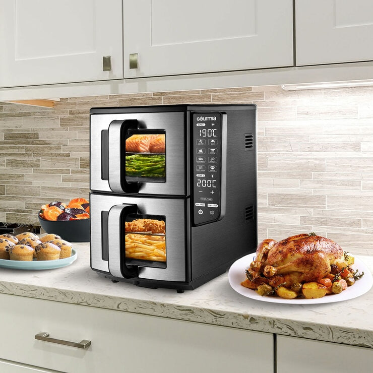 Gourmia Double Decker Air Fryer 10.4L - British product
