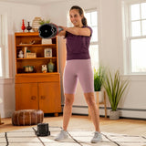 Bowflex SelectTech 840 adjustable kettlebell in black and red (British brand)