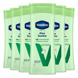 Vaseline Body Lotion Aloe Soothe 6x400ml - British product