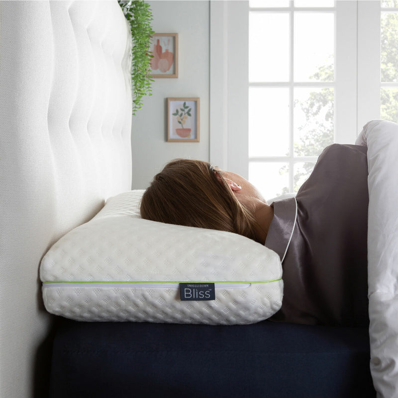 Snuggledown memory foam pillow with bamboo cover 38x64 cm (British brand)