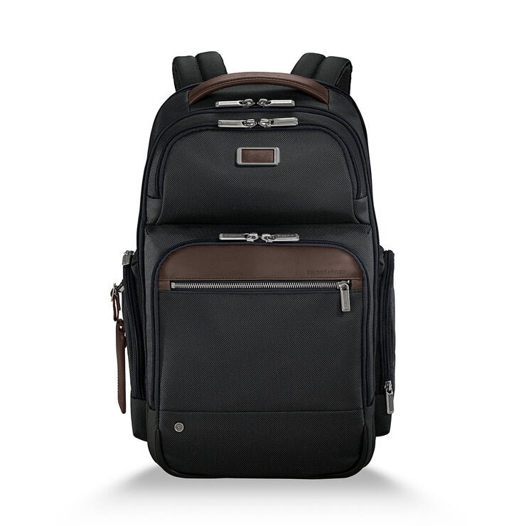 Briggs & Riley medium cargo backpack with laptop sleeve (British brand)