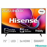 Costco UK Hisense 75A6QTUK 75 Inch 4K Ultra HD Smart TV- Buy online at McGrocer