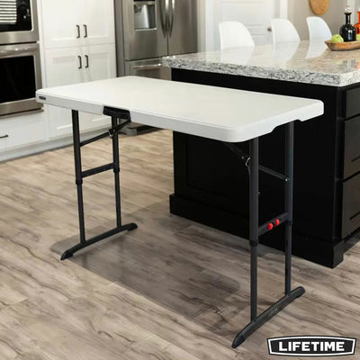 Costco UK Lifetime 4ft Adjustable Height Nesting Table- Buy online at McGrocer