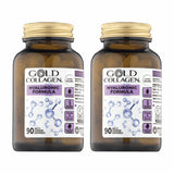 Costco UK Gold Collagen Hyaluronic Formula Collagen Supplement, 2 x 90 Count- Buy online at McGrocer