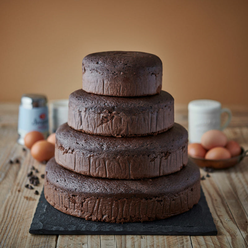 Nude Cakes 4-tiered sponge cake in 4 flavours 6.9kg (British brand)