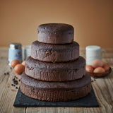 Nude Cakes 4-tiered sponge cake in 4 flavours 6.9kg (British brand)
