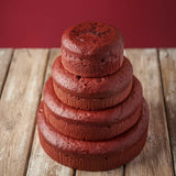 Nude Cakes 4-tiered sponge cake in 4 flavours 6.9kg (British brand)